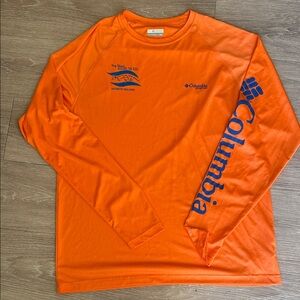 Columbia Vibrant Orange Performance Shirt Doug Johnson’s REELING FOR KIDS
